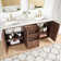 Amella 72'' Free Standing Double Bathroom Vanity with Quartz Top