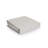 Light Gray 100% Cotton Quilt Cover Set, Twin Size | Includes Duvet Cover 63 x 87, Fitted Sheet 39 x 79 + 11.8, Pillowcase 20 x 28 | 240 Thread Count, Button Closure, Machine Washable, Soft & Durable-112953965-112953967