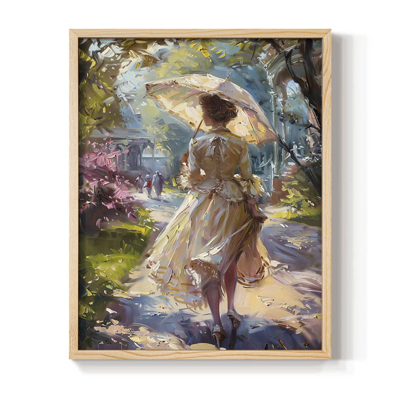 «WOMEN Series DCCXIX», reproduction encadrée - bois massif, H 30 po x l 24 po, Naturel