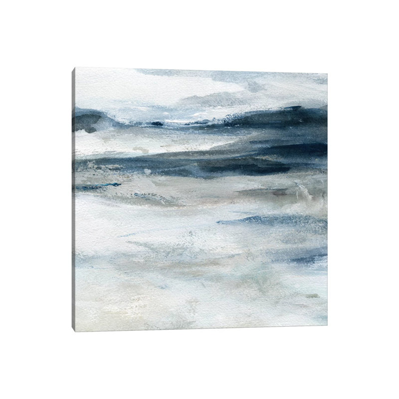 Ocean Currents by Carol Robinson - Painting on Canvas, 45.72 cm H x 45.72 cm W x 3.175 cm D, Wrapped Canvas