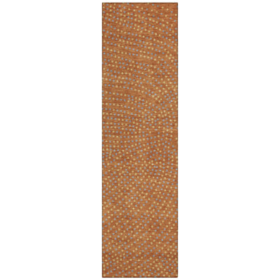 Mirelia Paprika Washable Indoor-Outdoor Rug - 