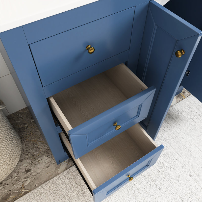 Meuble-lavabo sur pied 36 po avec lavabo en céramique