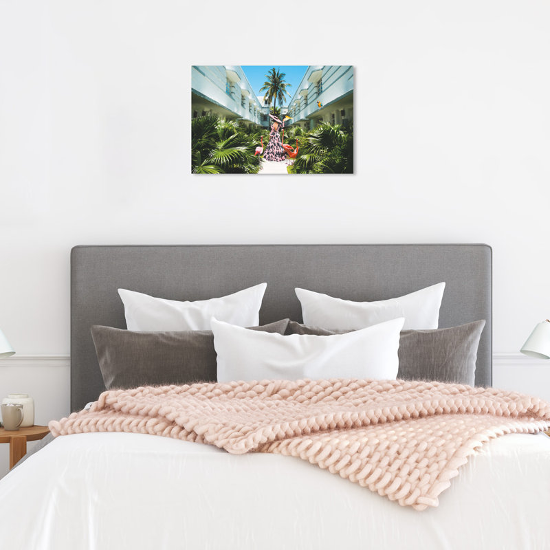 Miami déco - Photographie sur toile, H 16 po x l 24 po, Toile tendue