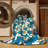 Washable Beach Pixels Coastal Area Rug-1557297157