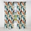 Multicolore motif mosaïque de marbre harmonieux - rideau occultant marbre marbre abstrait - 1 panneaux-107538647