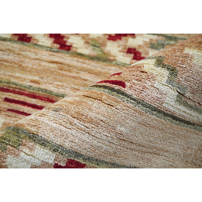Hand Woven Wool Geometric Area Rug