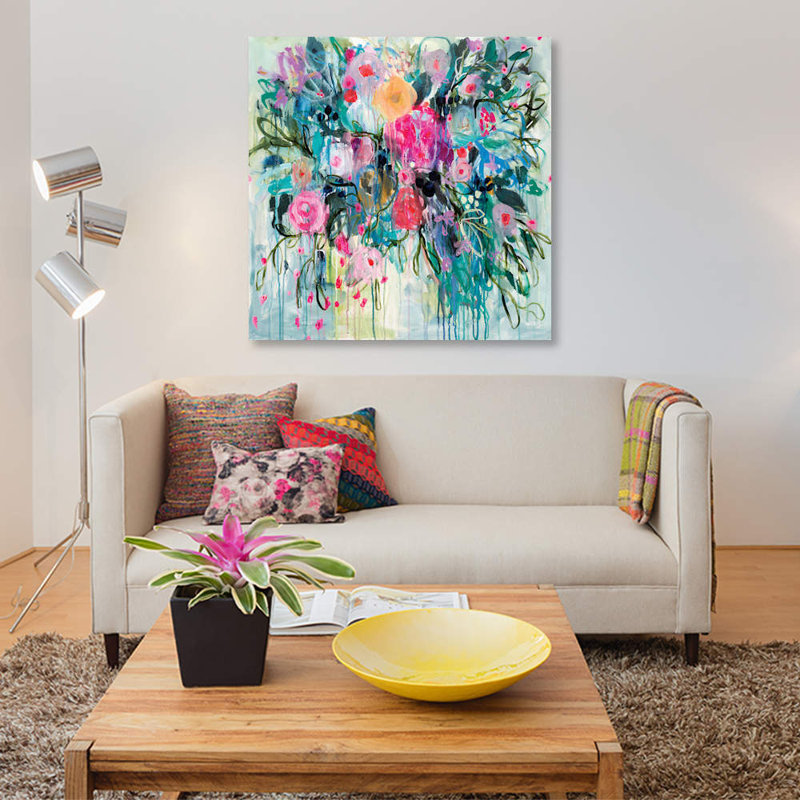 « nées botanique », impression sur toile, H 12 po x l 12 po x P 0,75 po, Toile tendue, Pas de tapis