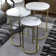 Naeyli 3 Piece Stackable Nesting Faux Marble Side Table Set For Living Room