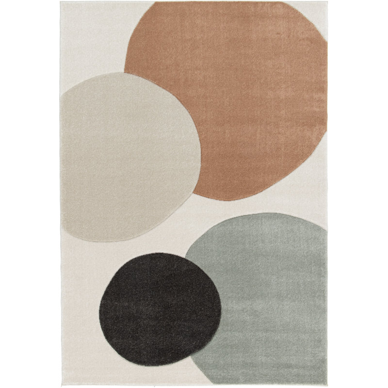 Geometric Shapes Area Rug, Rectangle 200 cm x 290 cm