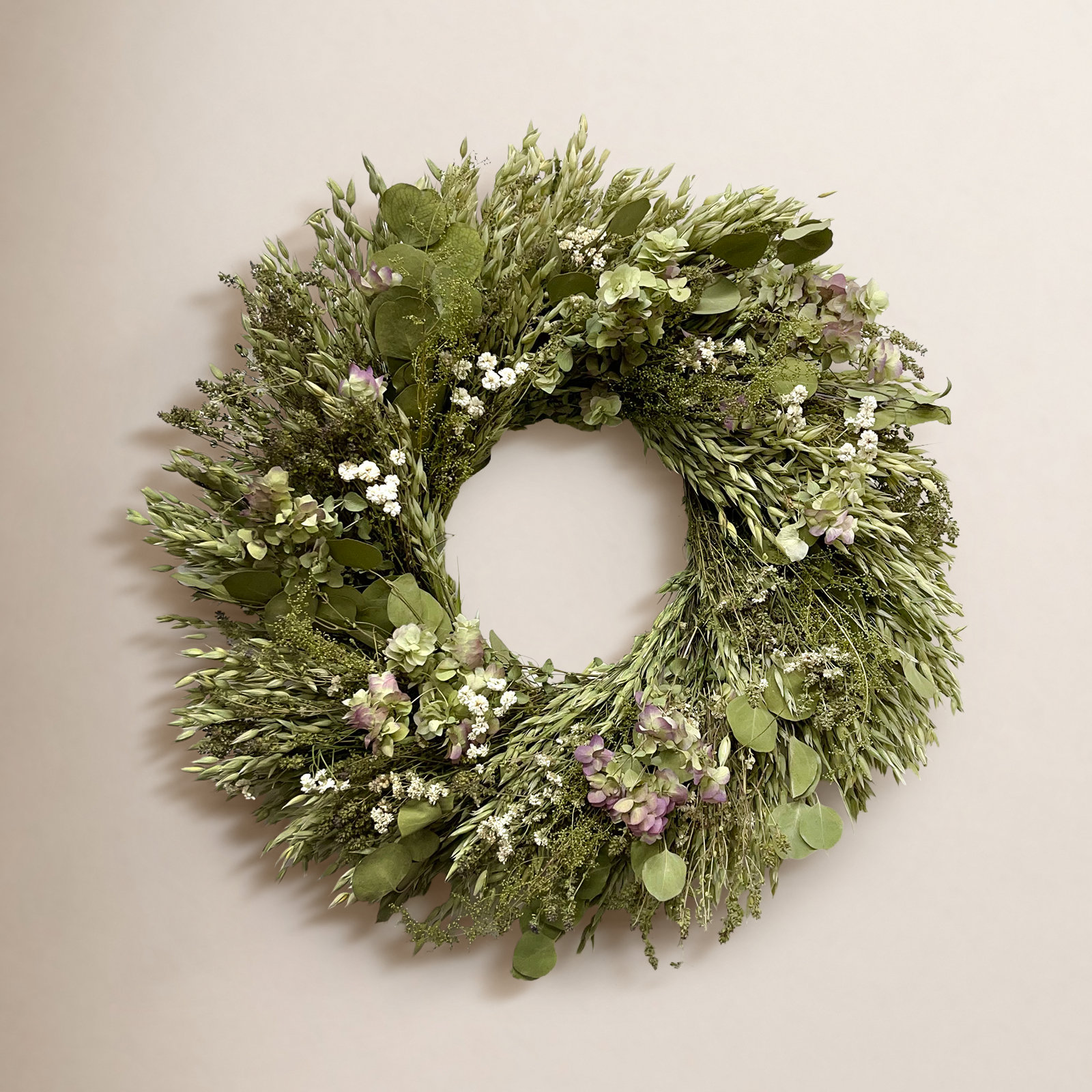 30" Handcrafted Eucalyptus Wreath, 22" W x 22" H x 5" D
