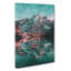 Boats In Lago Di Braies Italy - Wrapped Canvas Print-56642352