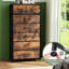 Commode 7 tiroirs 23,22 po, brun rustique-936293145