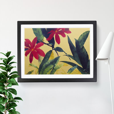 Tropical Flowers - Single Picture Frame Painting