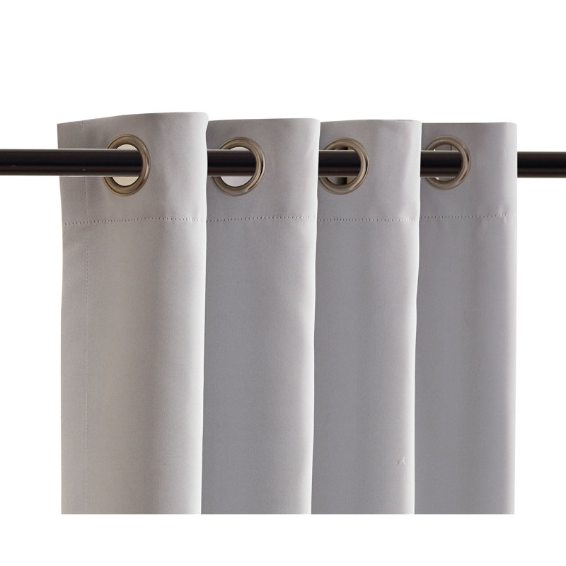 Rideau simple occultant et isolant Emillie, L 60 po x L 108 po, Pierre