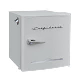 1.6 Cu. Ft. Retro Compact Fridge with Chiller, Countertop Fridge with Built-In Bottle Opener