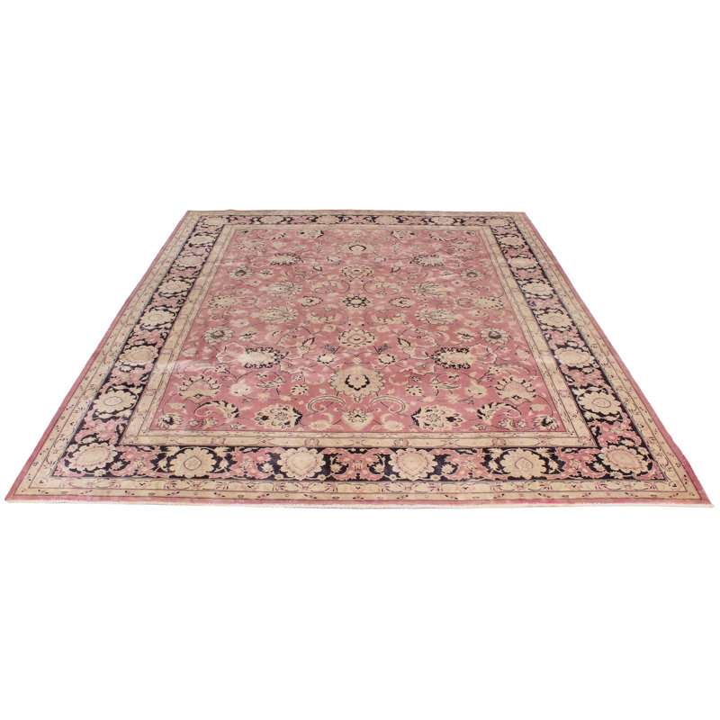 Tapis turc rouge et noir 8 x 10 8 po
