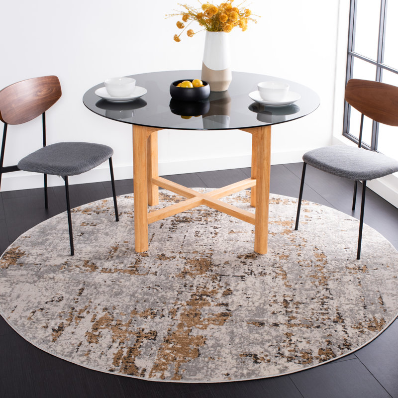 Tapis abstrait Broadway Performance, Rond 8 pi