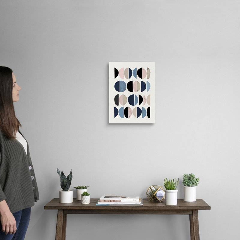 Reproduction d’art sur toile, « Mid Century soft luxe 8 » par Urban Epiphany, Toile tendue, H 16 po x l 12 po x P 1,25 po