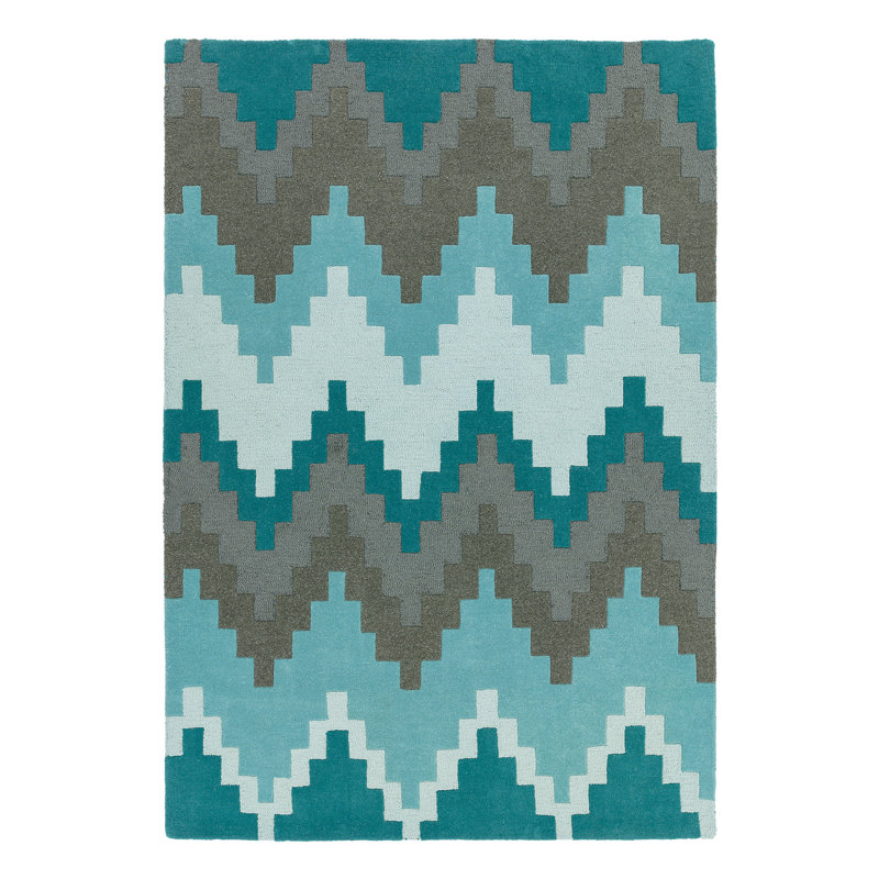 Holdin Chevron Hand Woven Area Rug, Rectangle 120 x 170cm