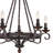 Noble 5-Light Rustic Black Chandelier