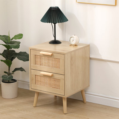 Alivianna 40 cm W Bedside Table