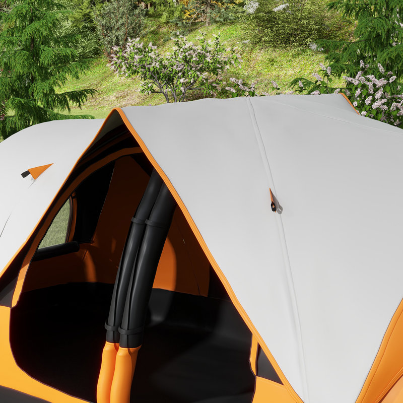 8 Person Tent, Orange
