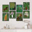 Gustav Klimt Kiss, fleurs, cheval, paysages abstraits, rétro, impression sur papier, 8 pièces-92574041-92574043