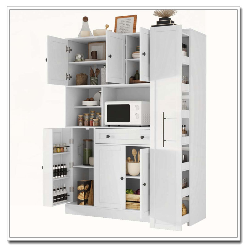 Garde-manger autoportant Traditional, Blanc