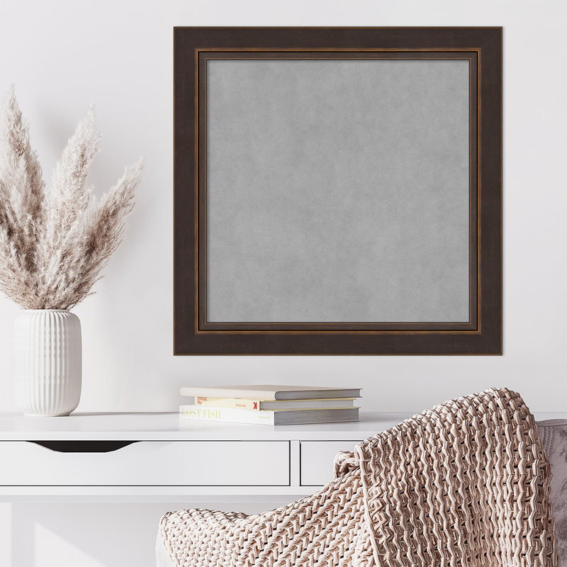 Tableau magnétique magnétique en métal, H 24 po x l 24 po x P 1 po