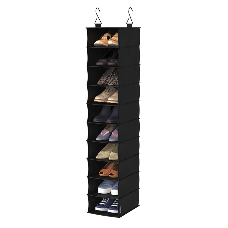 ClosetMaid Capsule 3-Cube Hanging Fabric Closet Organizer - Black