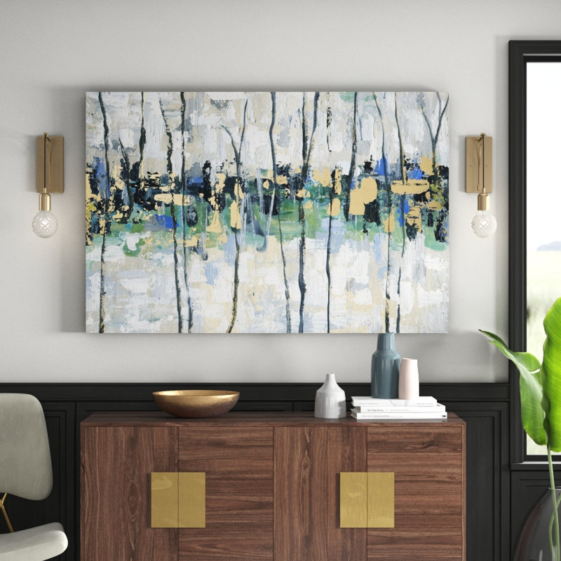 1 Piece Wrapped Canvas Painting, 101cm H x 152cm W