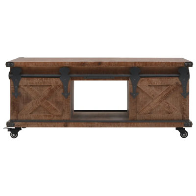 Gina Block Coffee Table with Storage