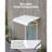 Window Awning Door Canopy 48X42 In Aluminum Alloy Front Door Awnings Anti-Rust