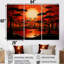 Pleine lune magique, ensemble de salon art mural africain-387547740-387547738