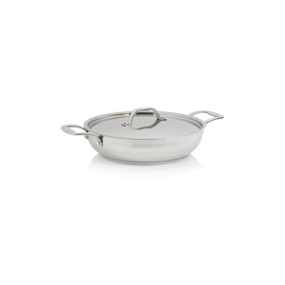 IMPULSE! Terra 6 Quarts Stainless Steel Round Braiser with Lid