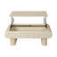 Table basse à plateau relevable, table extensible moderne en bois avec rangement caché-423084906