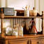 Buffet cerisier massif et bois manufacturé-132080654