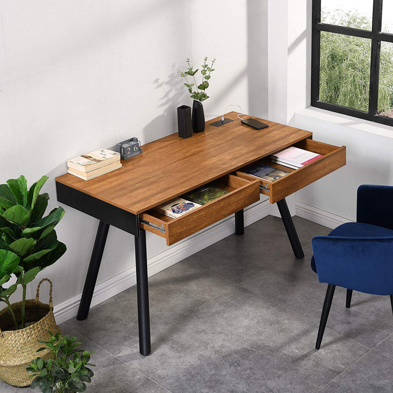 Valero Metal Base Writing Desk