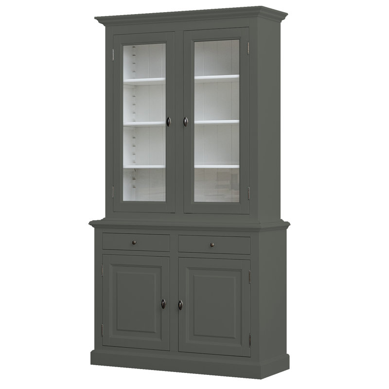 Ava-Kate Display Cabinet, Green Grey