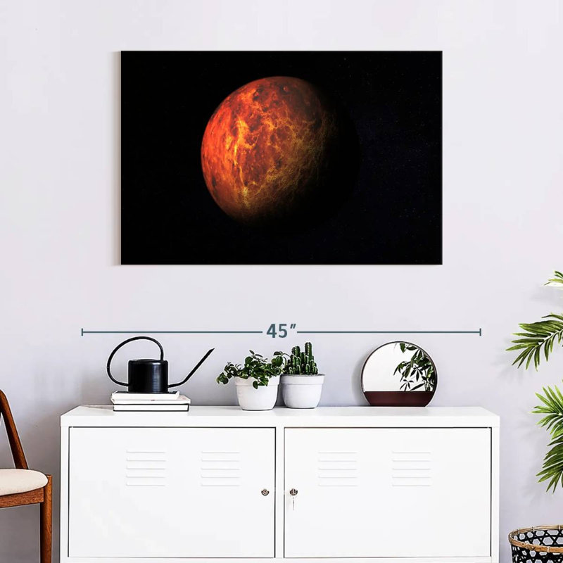 Oberle Planet Mars, 24" H x 36" W