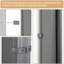 Auvent latéral imperméable et rétractable, intimité pour balcon, jardin, cour, beige, 118 po x 63 po, housse, pièces d'installation en aluminium, imperméable, intimité idéale pour balcon, cadre, guide d'assemblage