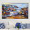 « city », reproduction d’impression sur toile tendue