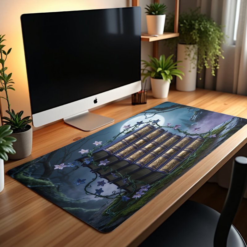Polyester Desk Pad, 14.4x12.1