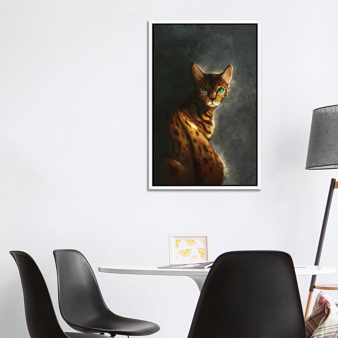 Bengalische Katze von Danielle English - Giclée-Leinwand auf Leinwand