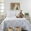 Coussin décoratif en polyester brun 23 po x 24 po