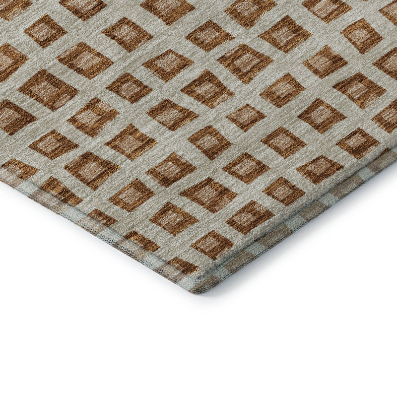 Tapis paprika lavable à la machine de qualité supérieure, Rectangle 10 pi x 14 pi