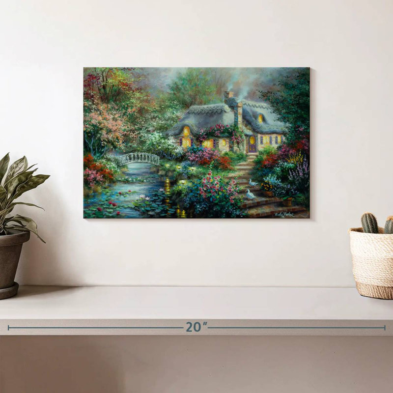 Little River Cottage, 8" H x 12" W