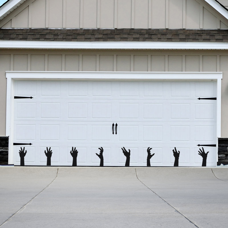 Ensemble de bras magnétiques noirs 18 ", ensemble de 8 aimants pour garage Halloween