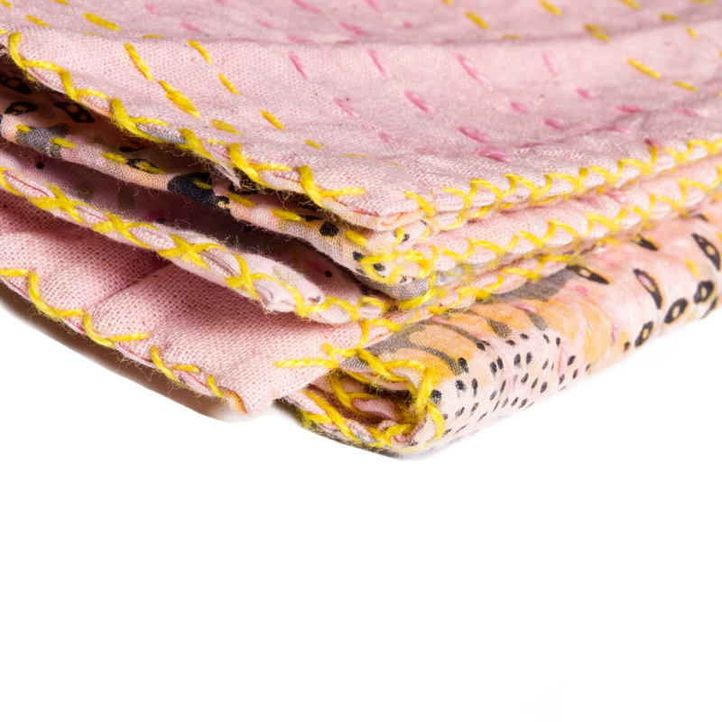  Jeté en coton Kantha