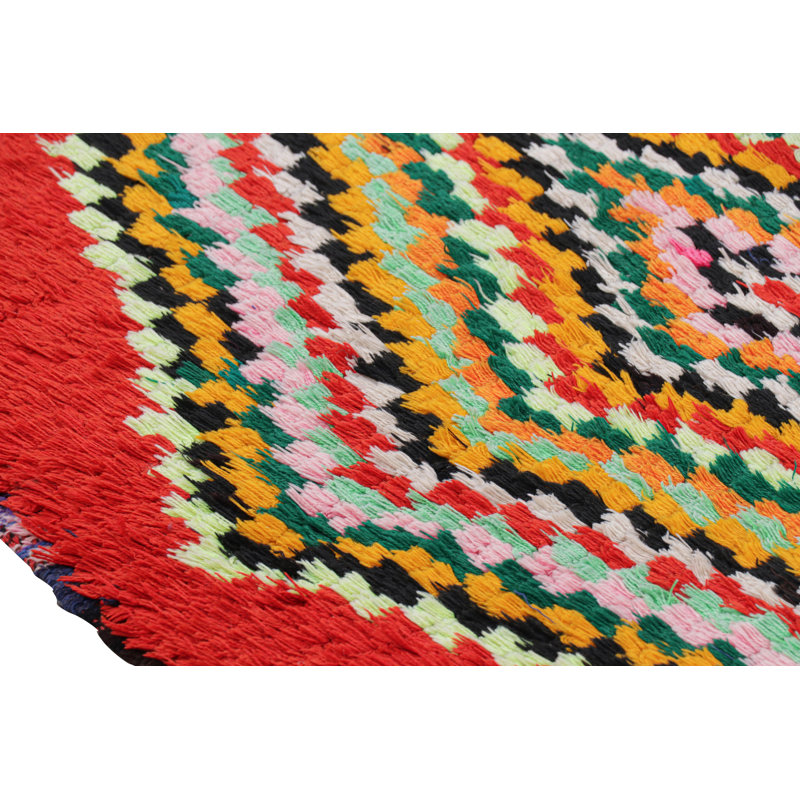 One-of-a-Kind 2'9”x9'4” Hand Knotted Area Rug